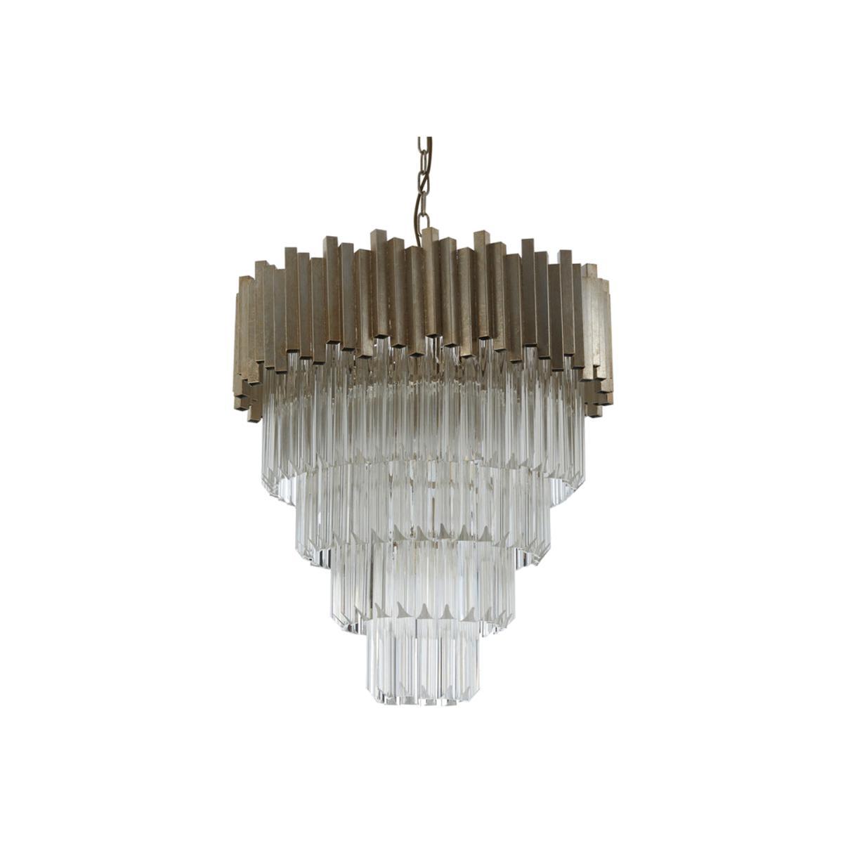 Olivia's Penny Silver Chandelier Large – image 1