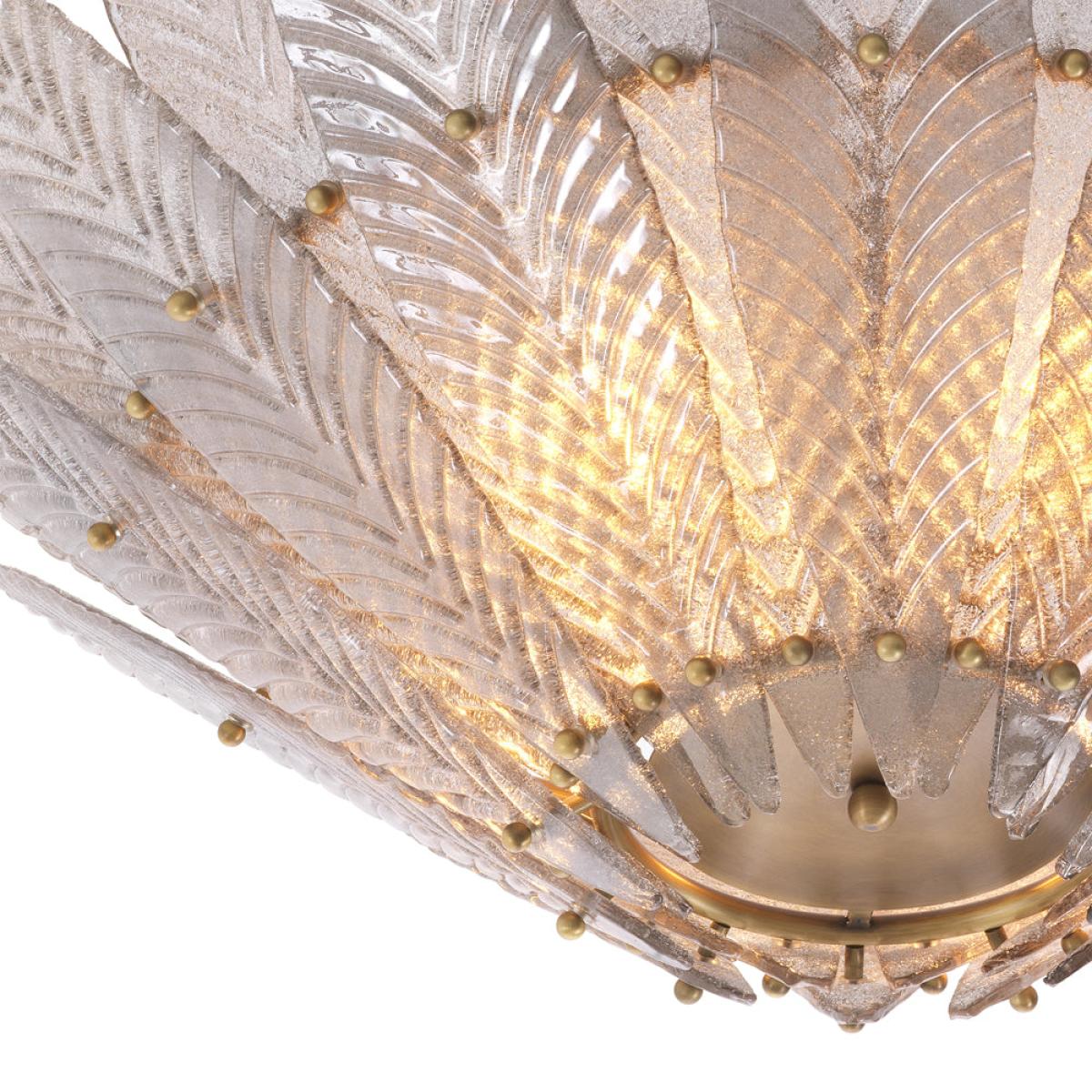 Eichholtz Scala Round Chandelier in Antique Brass – image 4