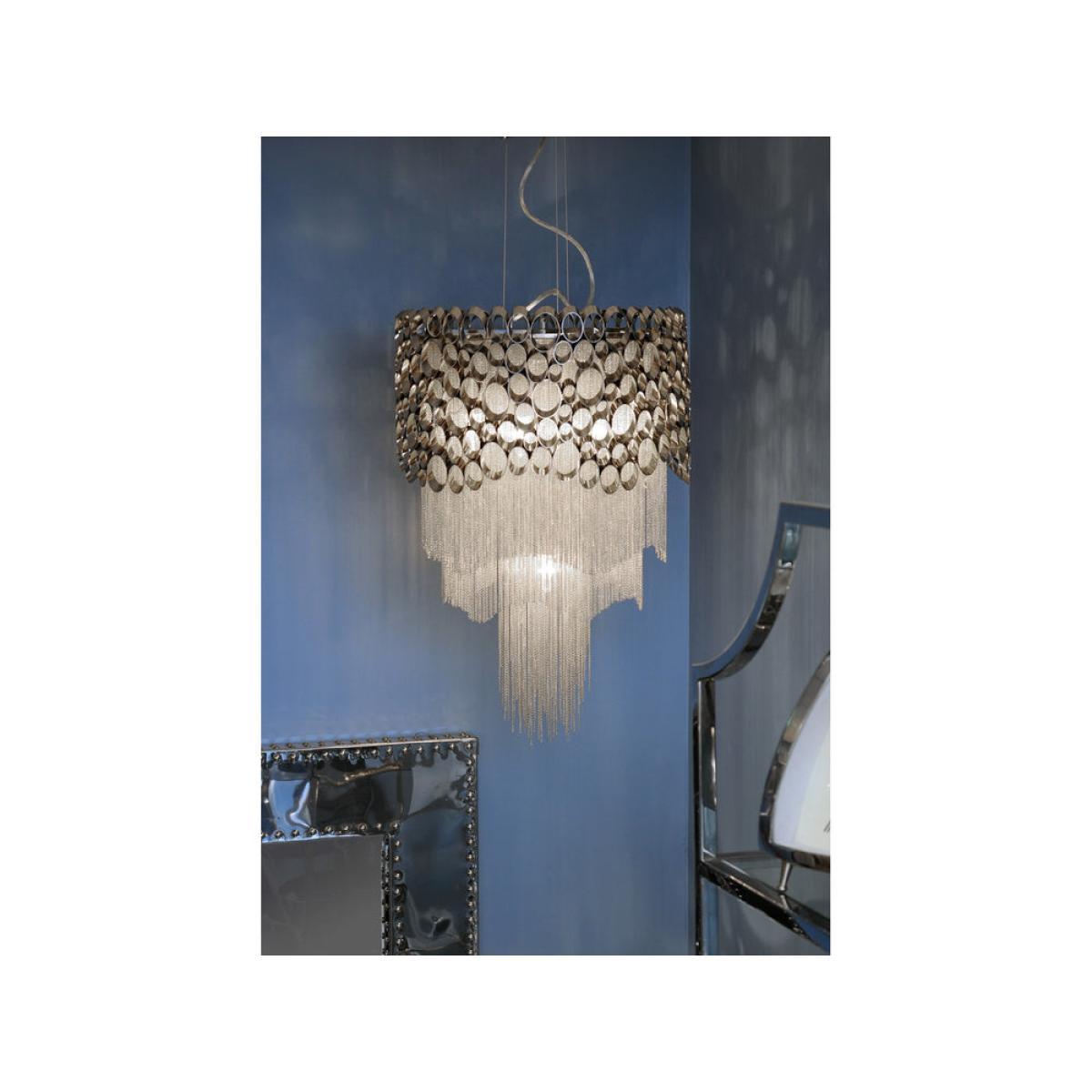 Libra Venus Chandelier Nickel – image 3