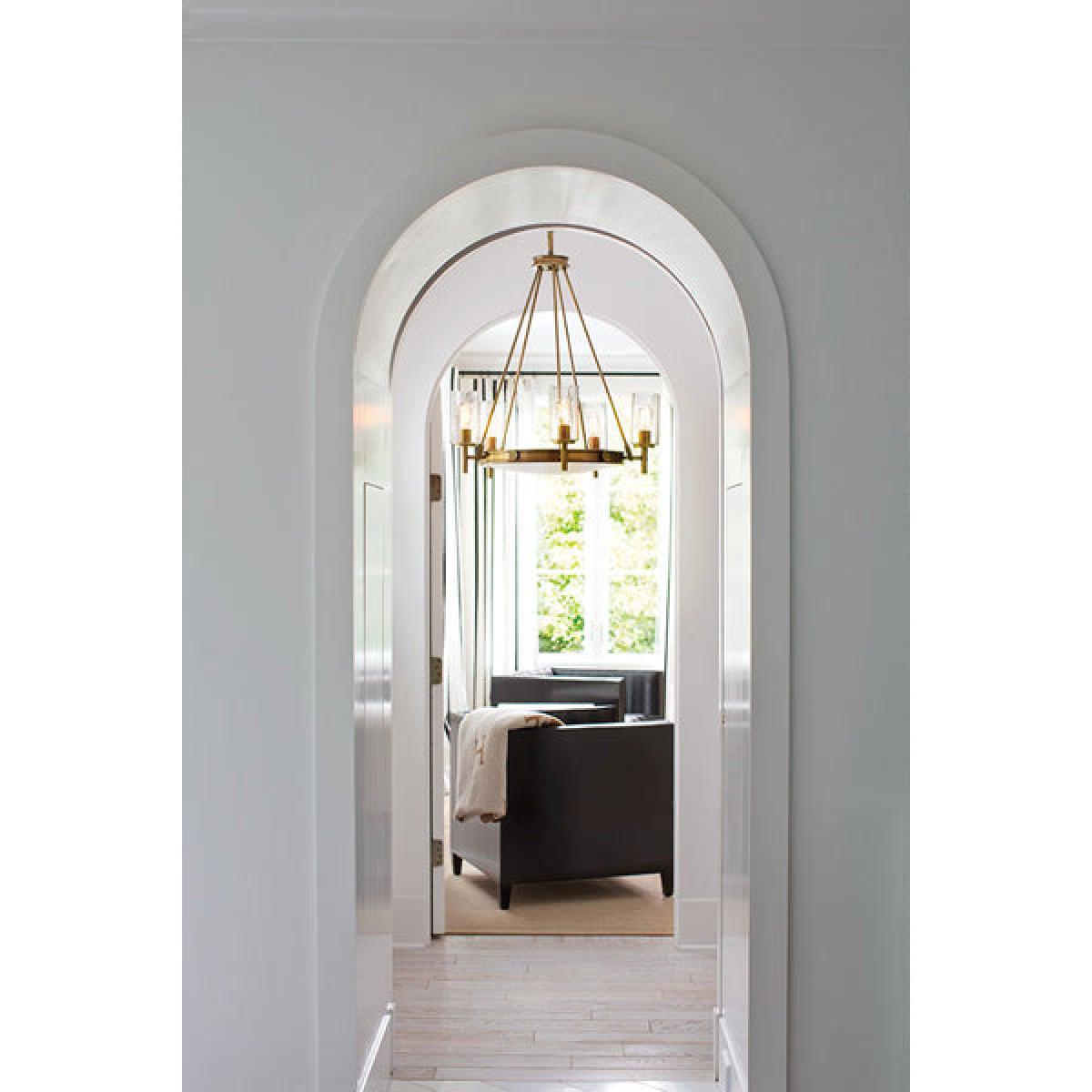 Elstead Collier 5 Light Chandelier Heritage Brass – image 2