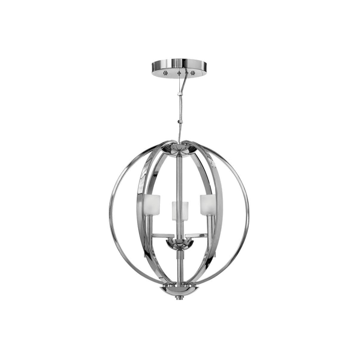 Quintessentiale Mondo Polished Chrome 3 Light Pendant – image 1