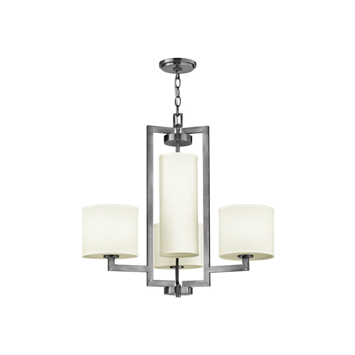 Elstead Hampton 4 Light Chandelier Antique Nickel – image 1