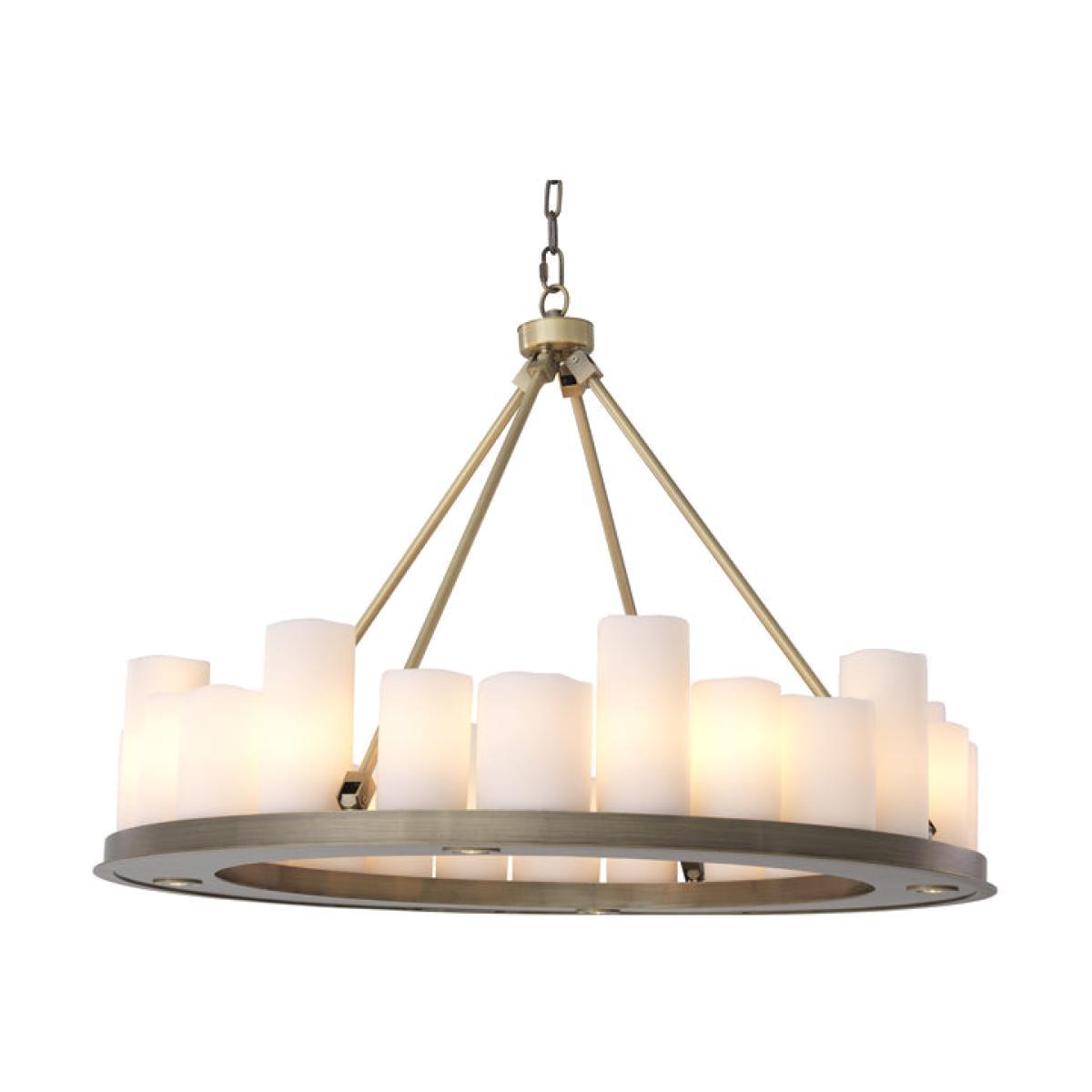 Eichholtz Commodore Round Chandelier Brass – image 1