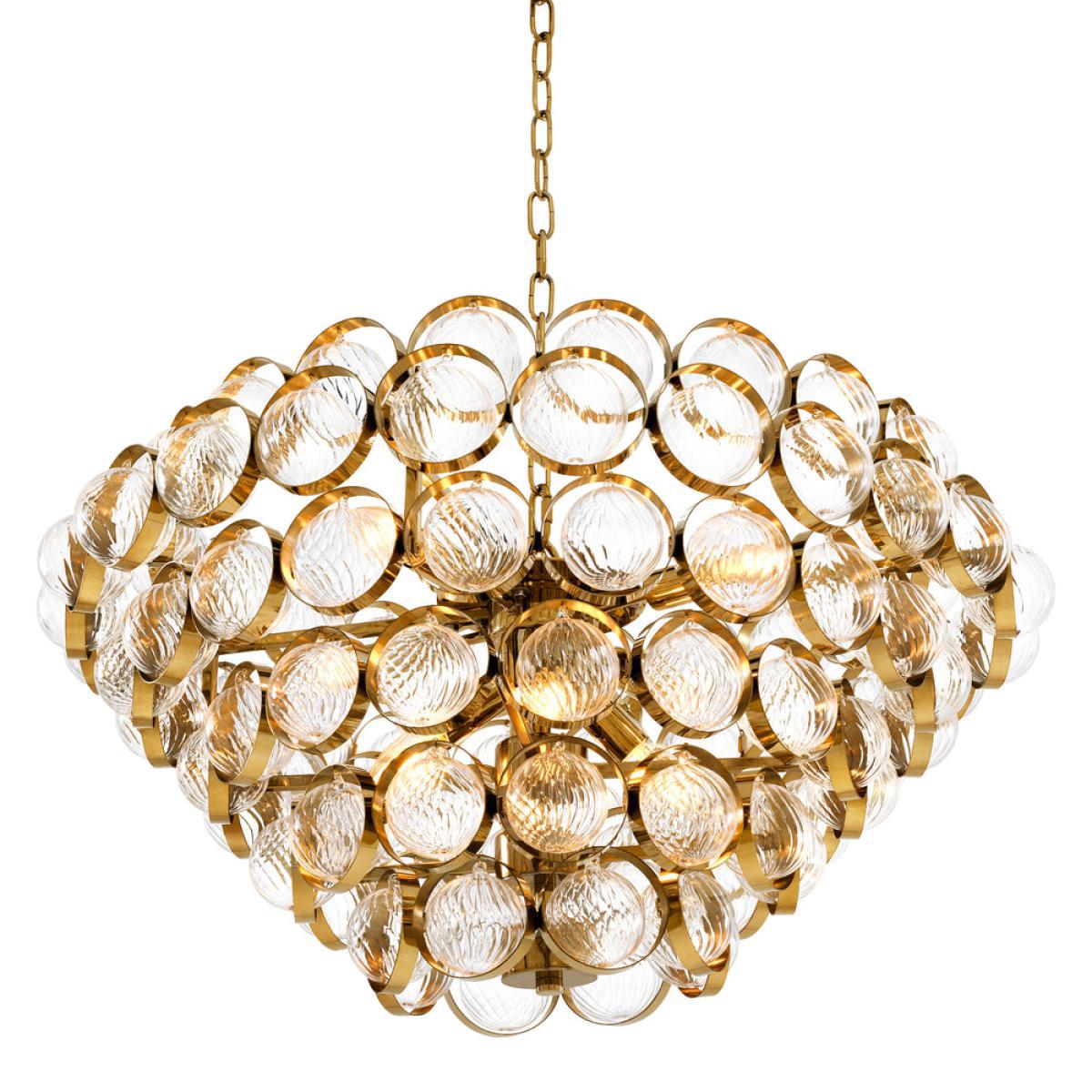 Eichholtz Opera Chandelier Gold Finish – image 2