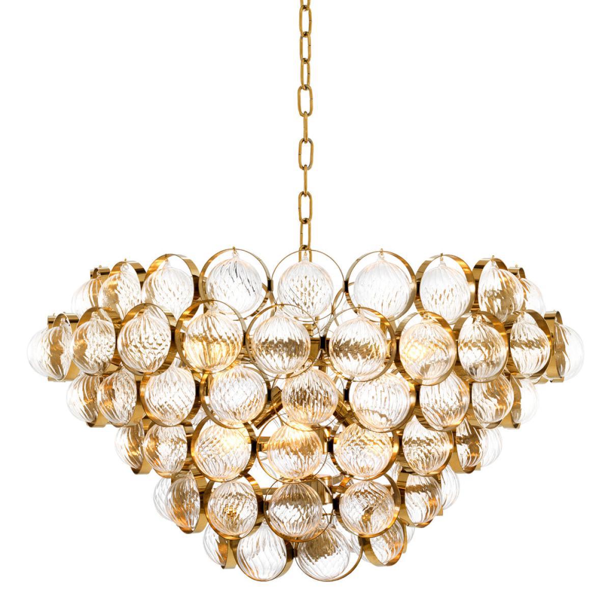 Eichholtz Opera Chandelier Gold Finish – image 3