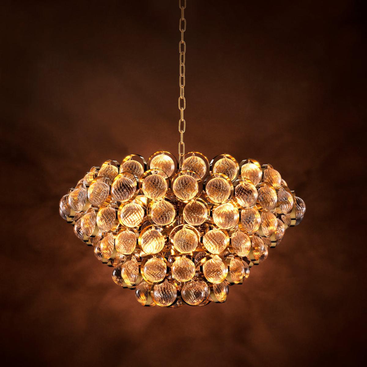 Eichholtz Opera Chandelier Gold Finish – image 4