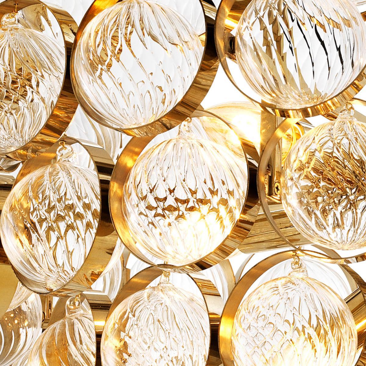 Eichholtz Opera Chandelier Gold Finish – image 5