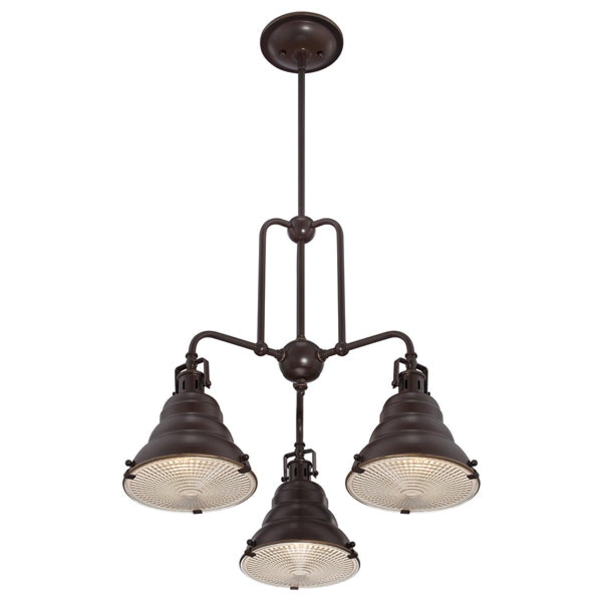 Elstead Eastvale 3 Light Chandelier Palladian Bronze – image 3