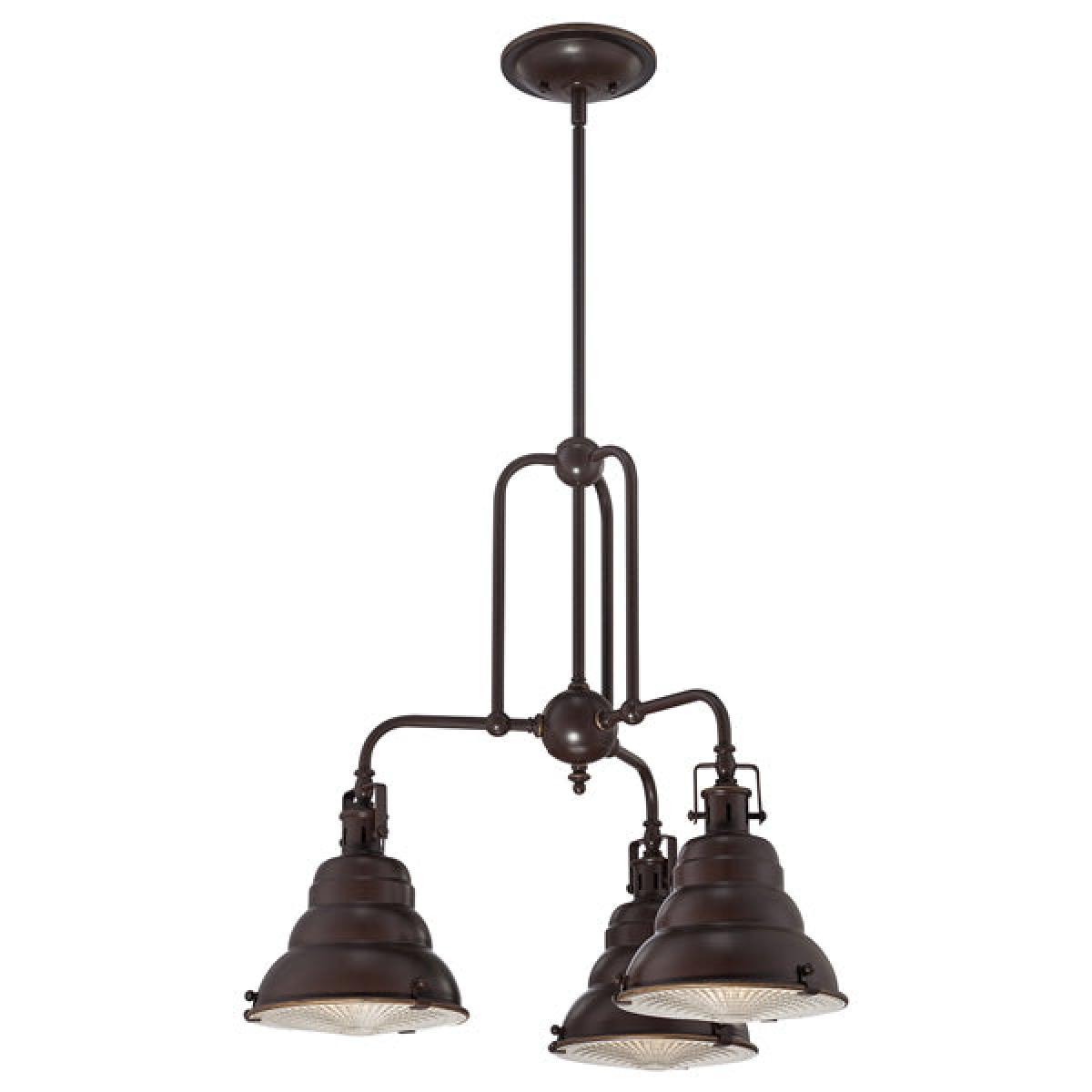 Elstead Eastvale 3 Light Chandelier Palladian Bronze – image 4