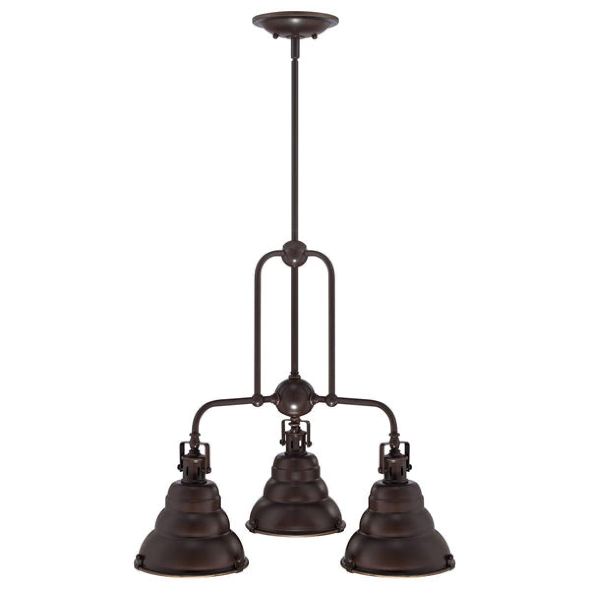 Elstead Eastvale 3 Light Chandelier Palladian Bronze – image 5