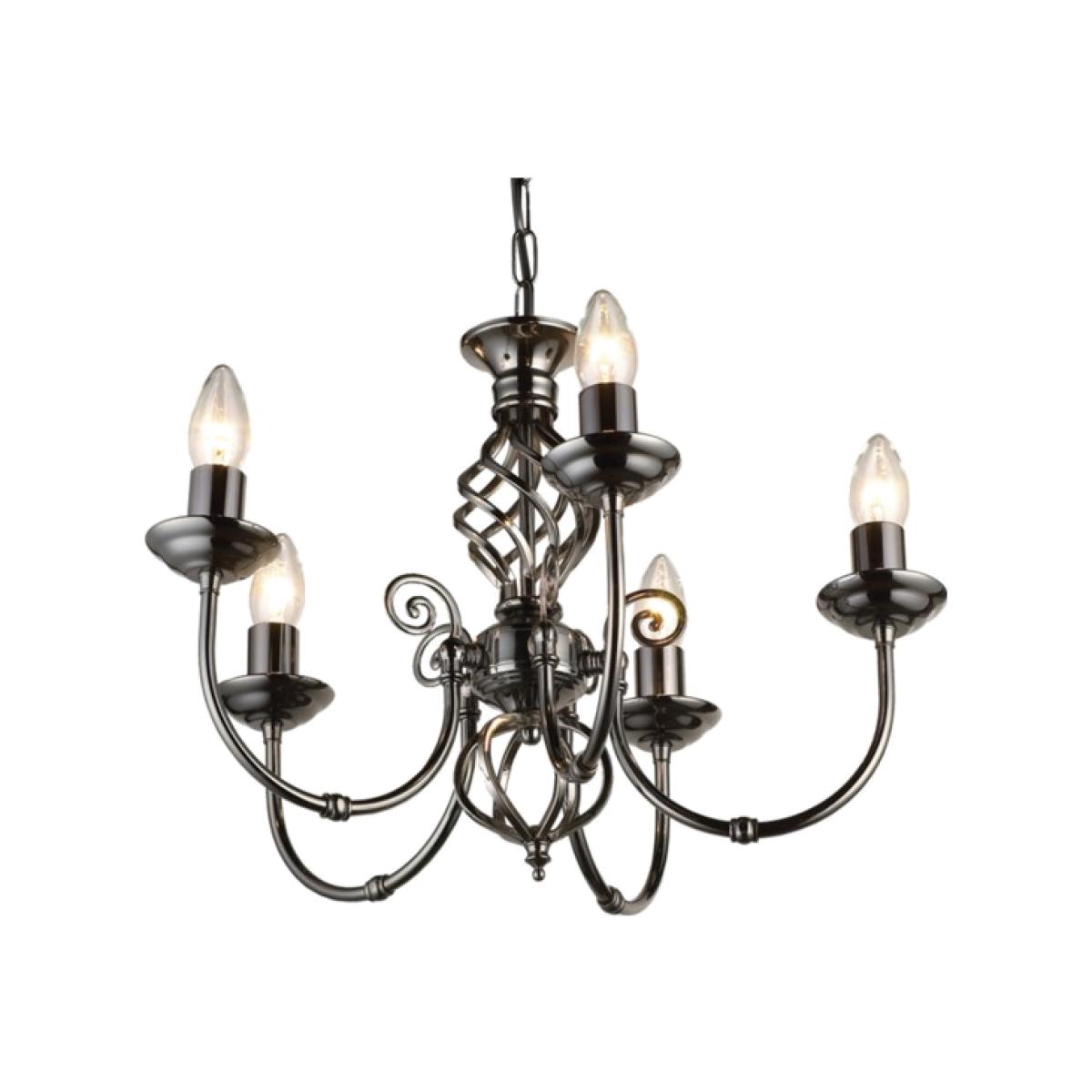 Pewter Classic Five Arm Pendant - Pewter