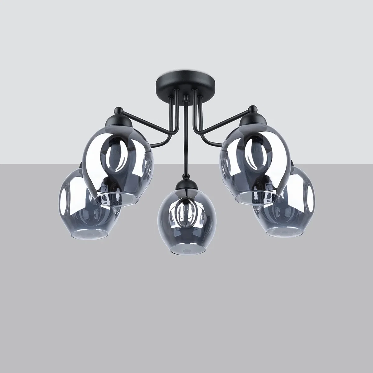 Chandelier FILLAN 5 black - black – image 2
