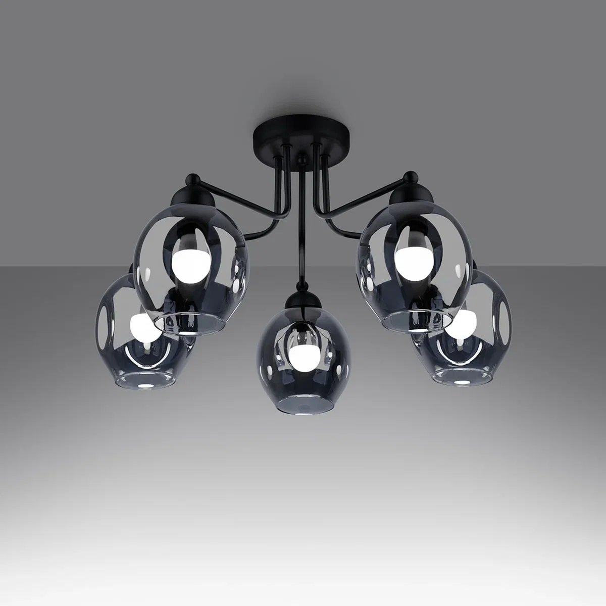 Chandelier FILLAN 5 black - black – image 3