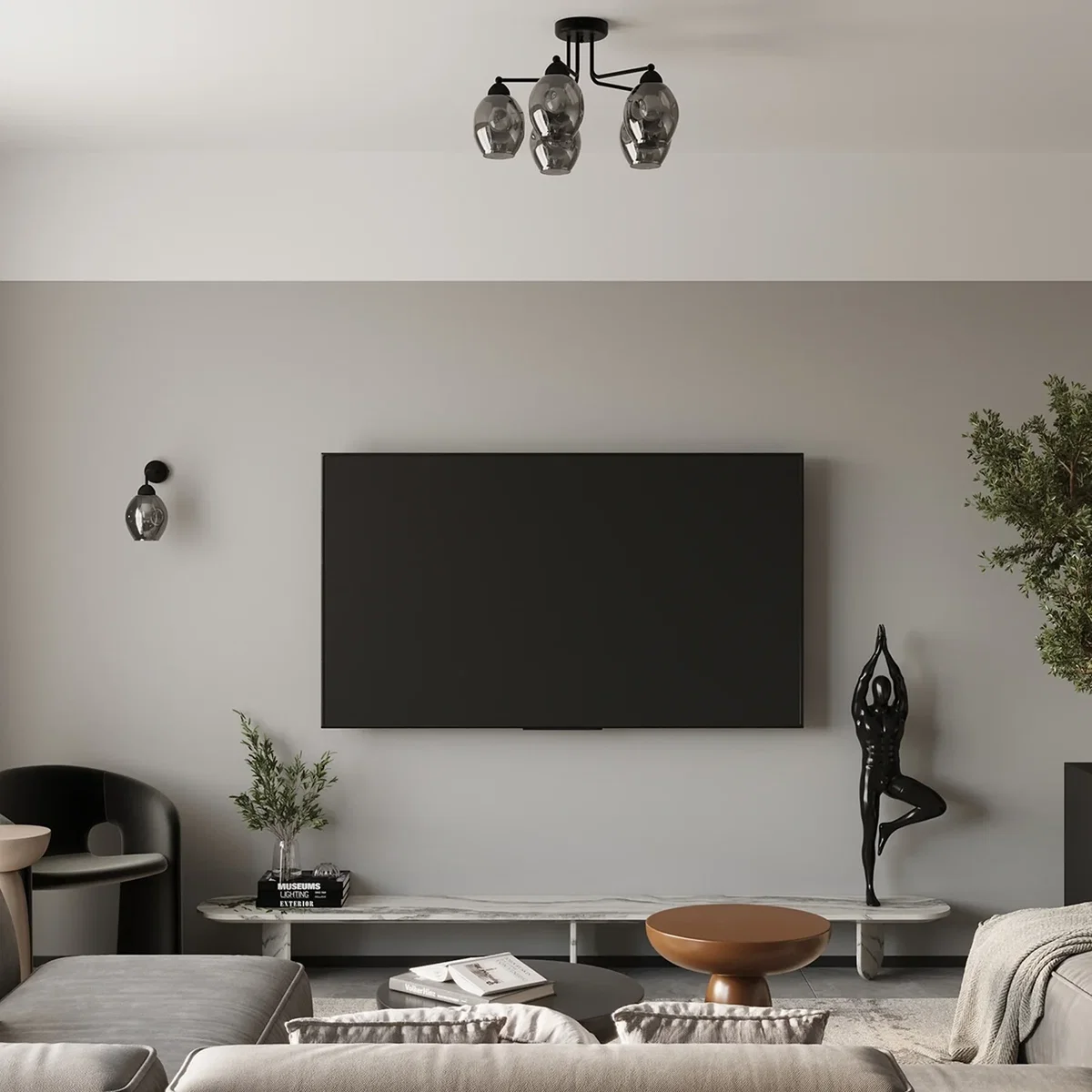 Chandelier FILLAN 5 black - black – image 5