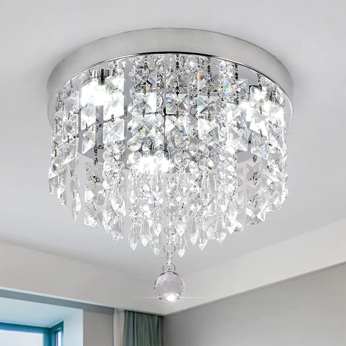 Chandelier Crystal Silver - Silver – image 1