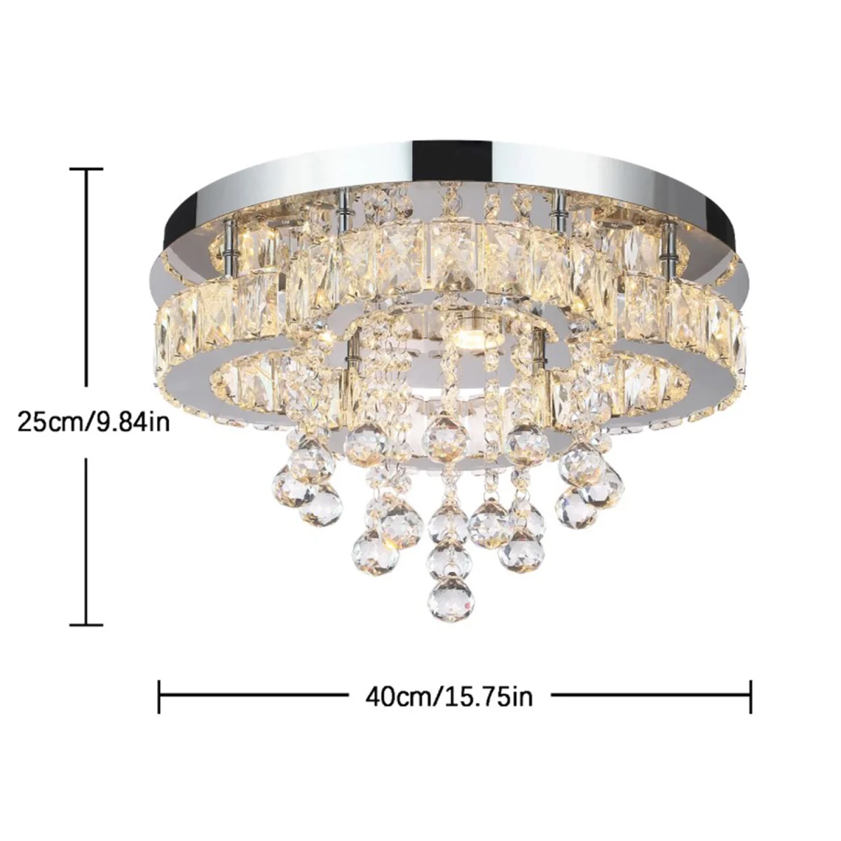 The Bath Plus TB+ Chandelier Silver C - Silver – image 3