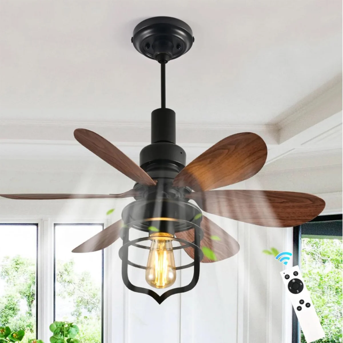 Ceiling Fan Black - Black – image 1