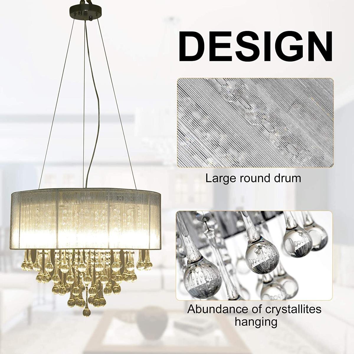 Crystallite Chandelier - Silver – image 7