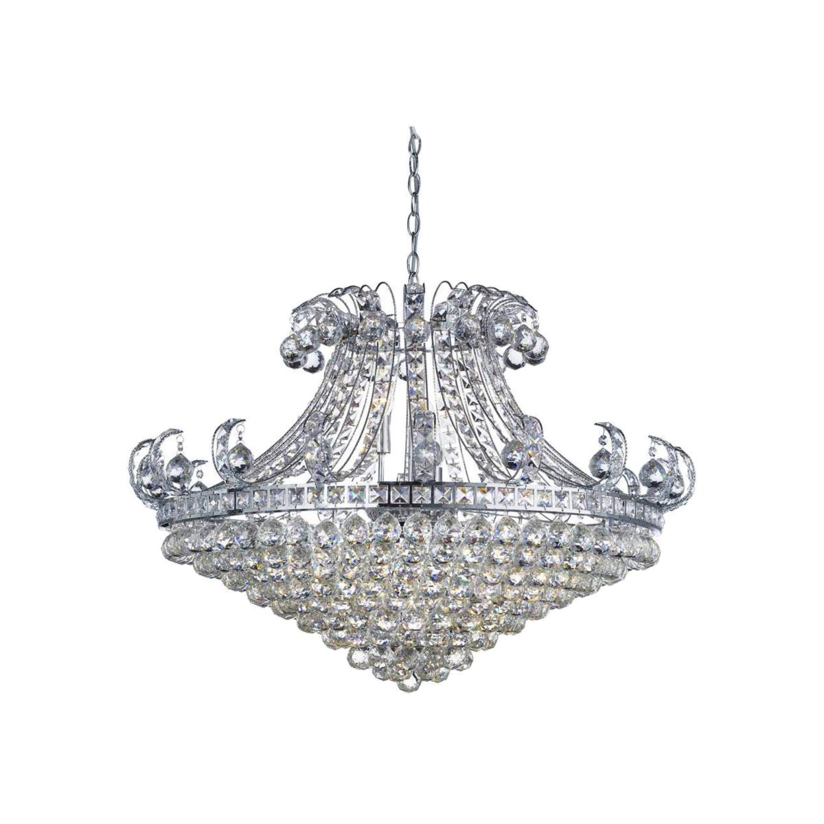 Bloomsbury 8 Light Chandelier Chrome Finish, E14 - Chrome