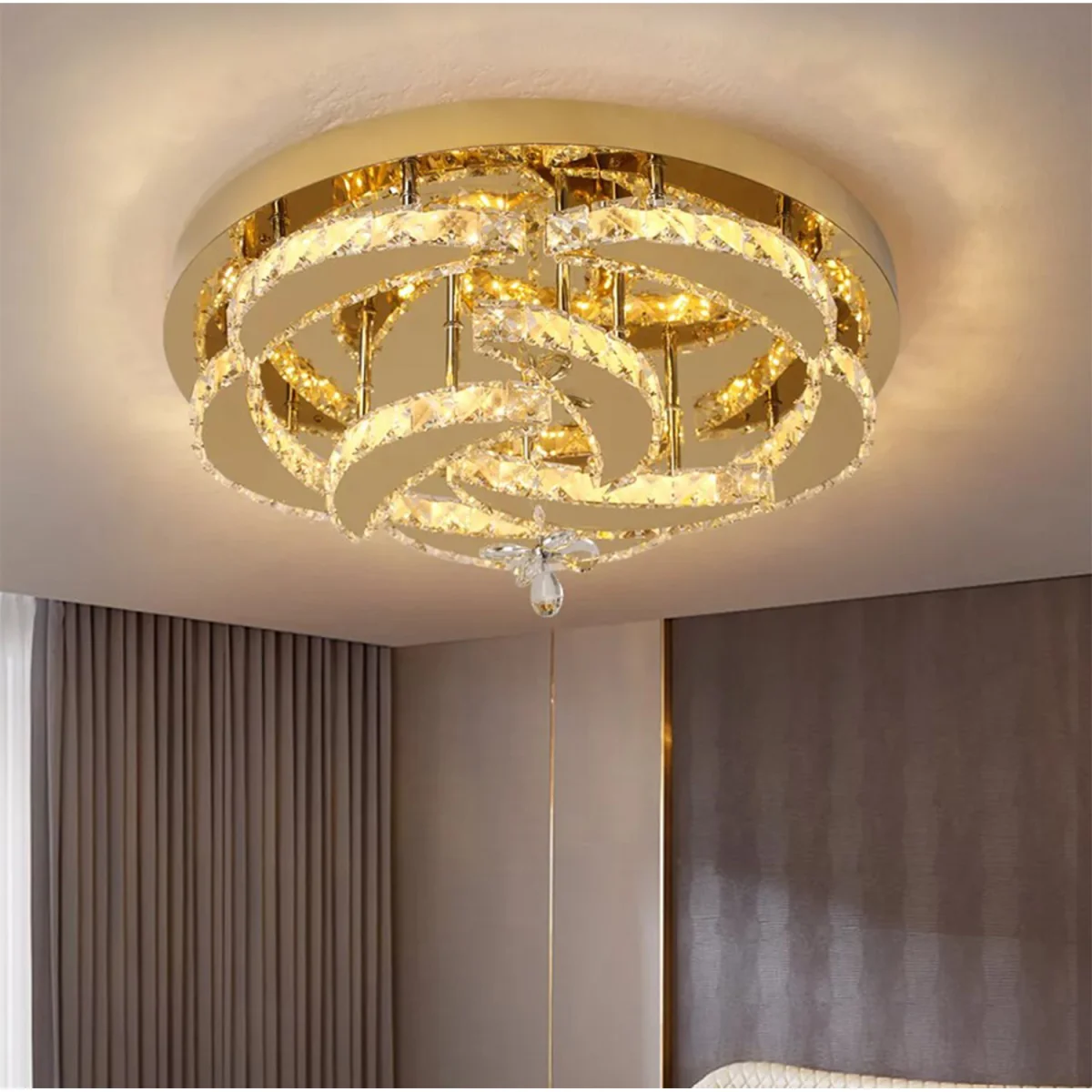 Chandelier Dimmable Gold - Gold – image 3