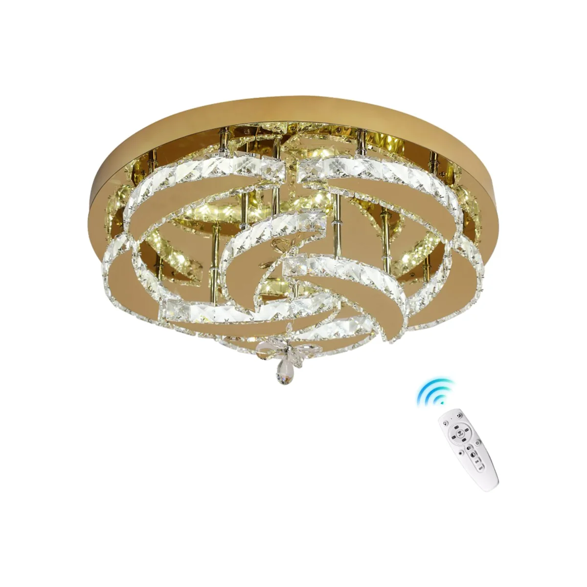Chandelier Dimmable Gold - Gold – image 1
