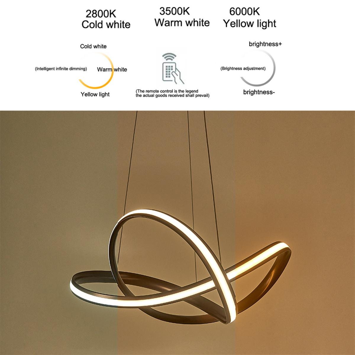 Coffee LED Chandelier Lights - Coffee / 48W – image 3