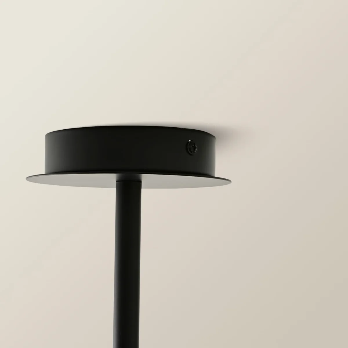 Canya 3 Way Chandelier Ceiling Light with Ribbed Shades - Matte Black / 1.11kg – image 3