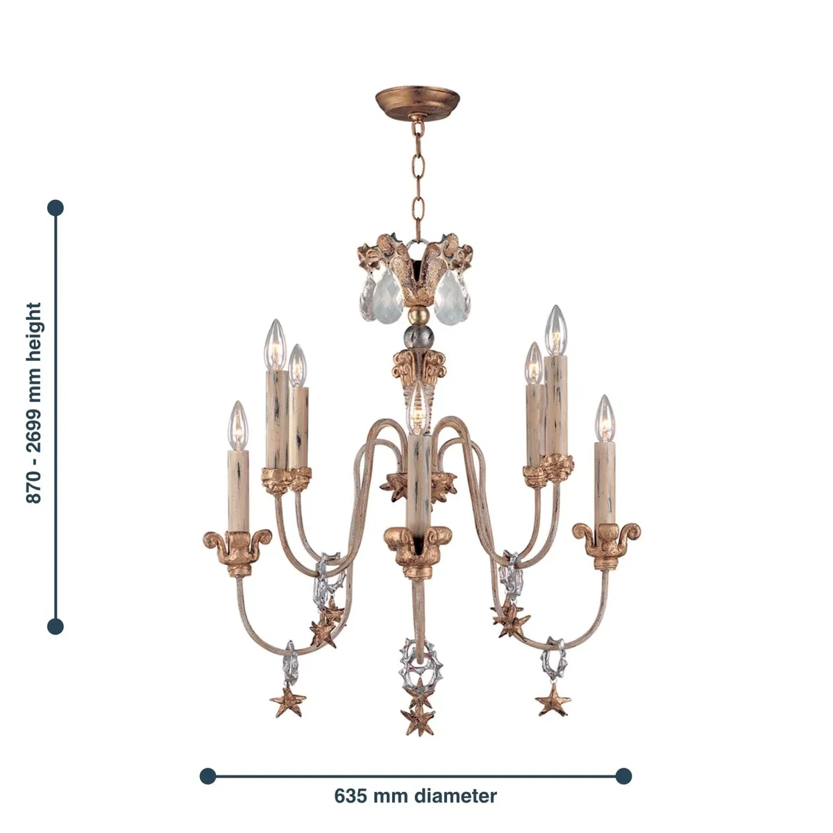 Mignon Chandelier Gold - Gold – image 4