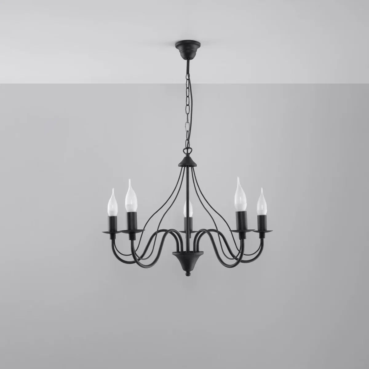 Chandelier MINERWA 5 white - black – image 2