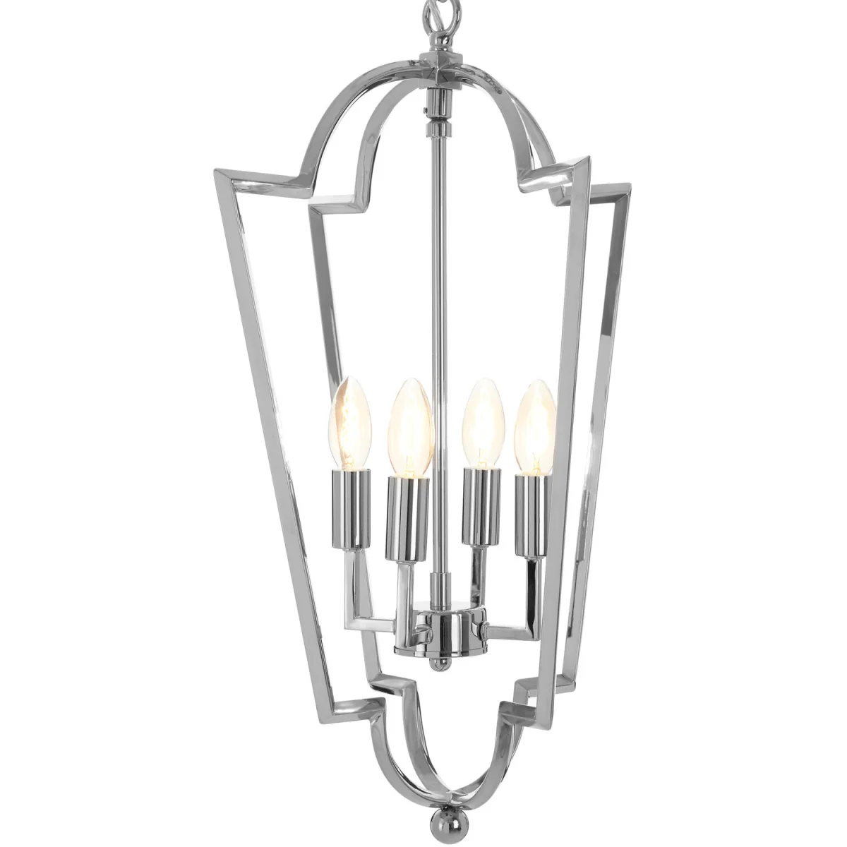 Venice Nickel Plated Tapered Chandelier – image 3