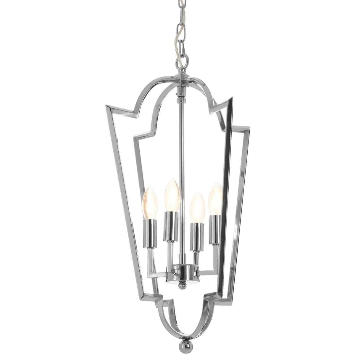 Venice Nickel Plated Tapered Chandelier – image 4