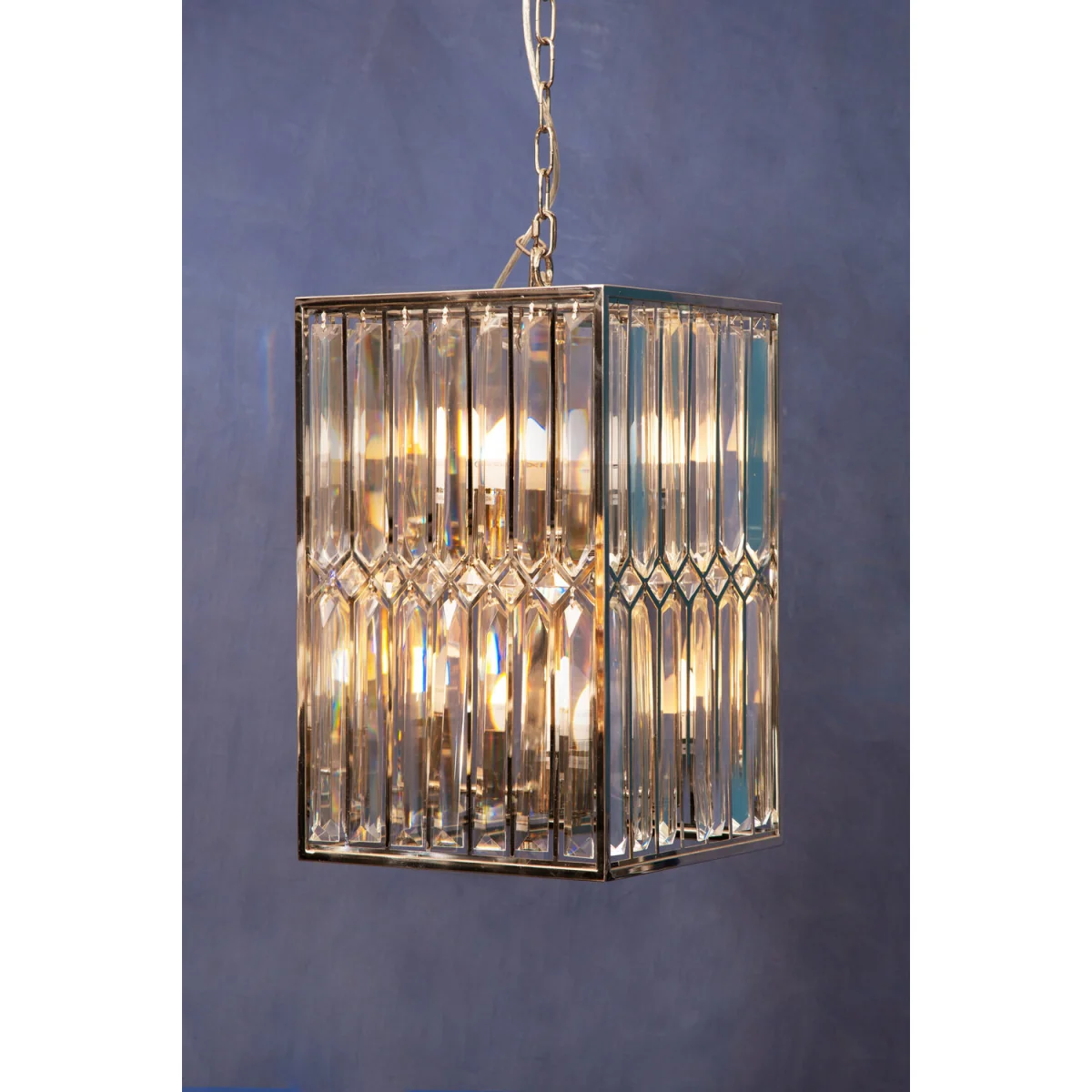 Marentina Cylindrical Chandelier - Silver – image 2