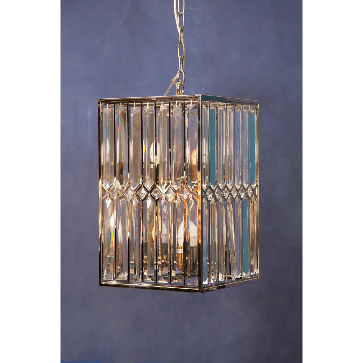 Marentina Cylindrical Chandelier - Silver – image 5