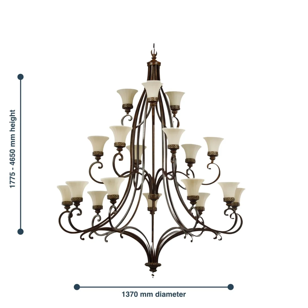 Elstead Lighting Drawing Chandelier Brown - Brown – image 2