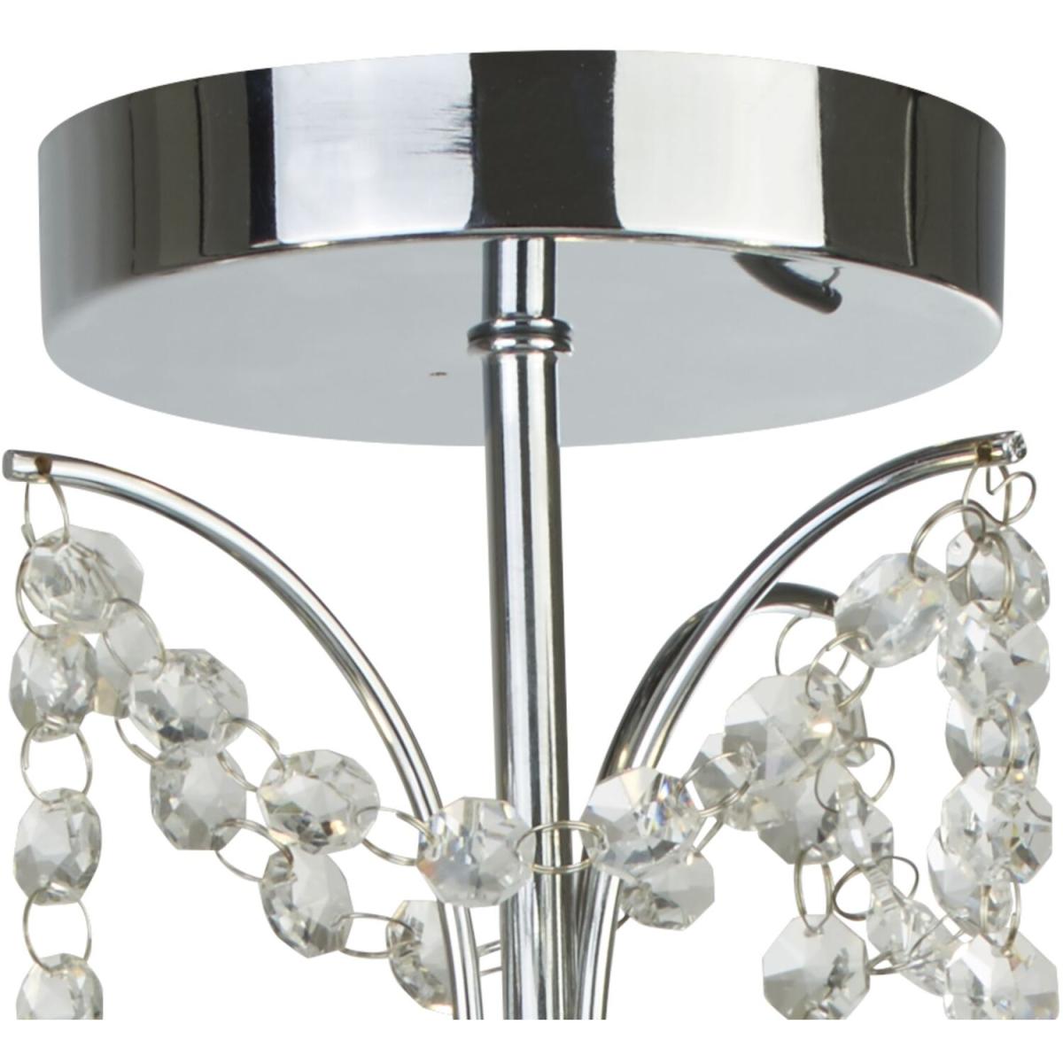 Sertan Chrome 3Lt Bathroom Chandelier - Chrome – image 3