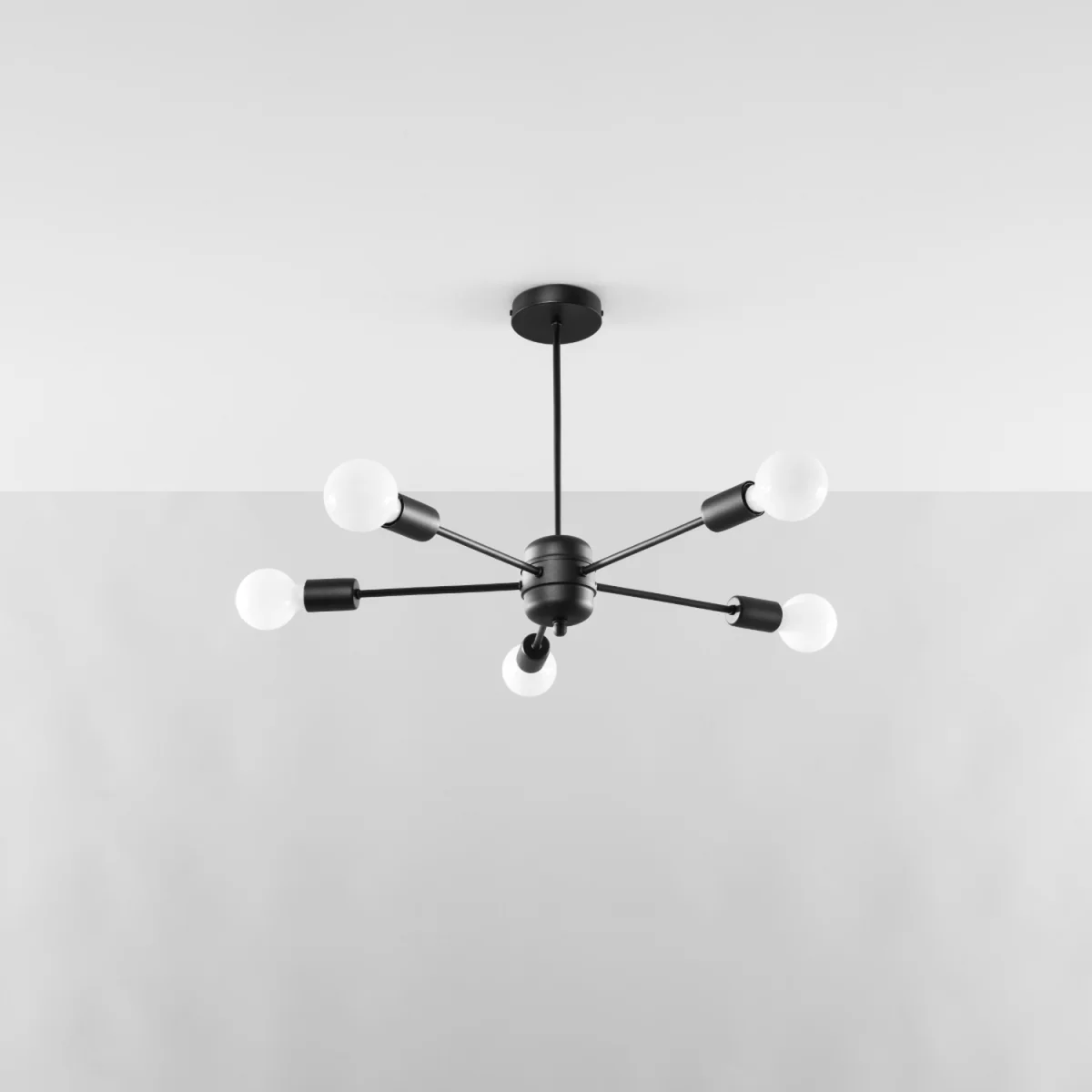 Chandelier LANGO 5 black - black – image 2