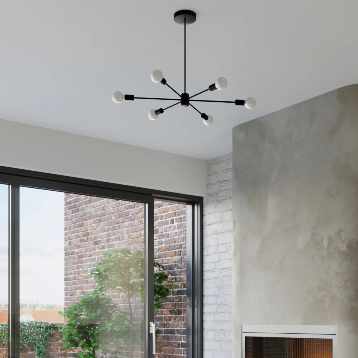 Chandelier LANGO 5 black - black – image 4