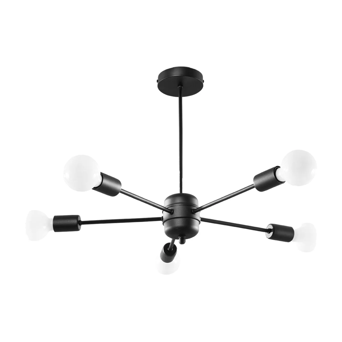 Chandelier LANGO 5 black - black – image 1