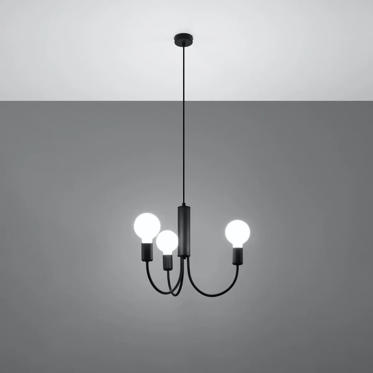 Chandelier PICCOLO 3 black - black – image 3