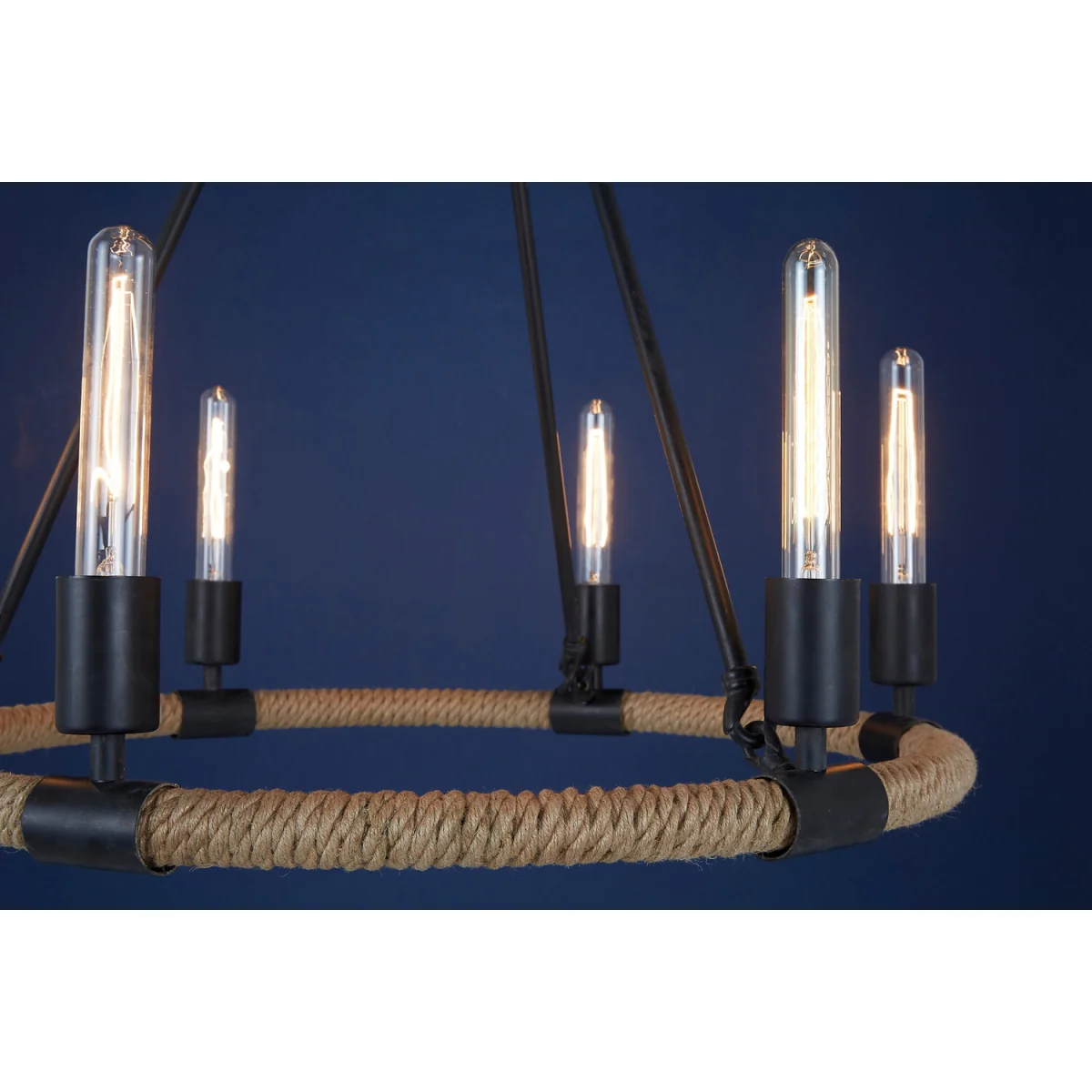 Hampstead 6 Bulb Chandelier - Black – image 2