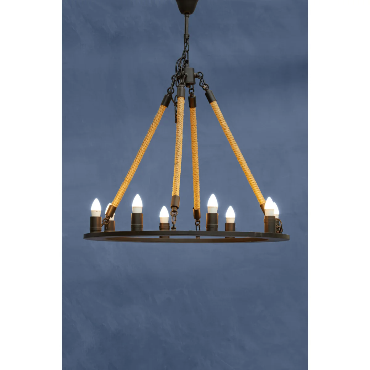 Hampstead 6 Bulb Chandelier - Black – image 3