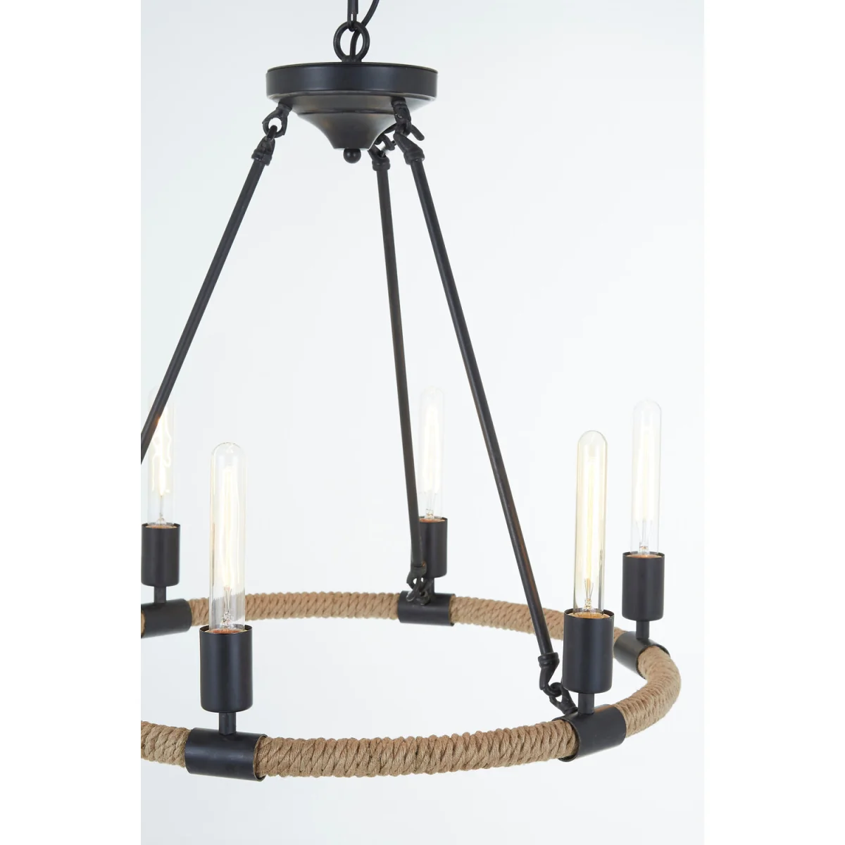 Hampstead 6 Bulb Chandelier - Black – image 6