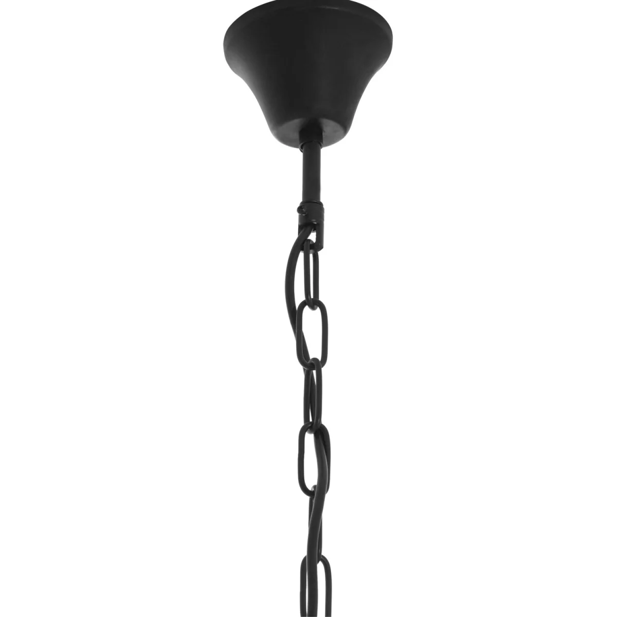 Orsina Kensington Townhouse Long Glass Swirl Chandelier - Black – image 2