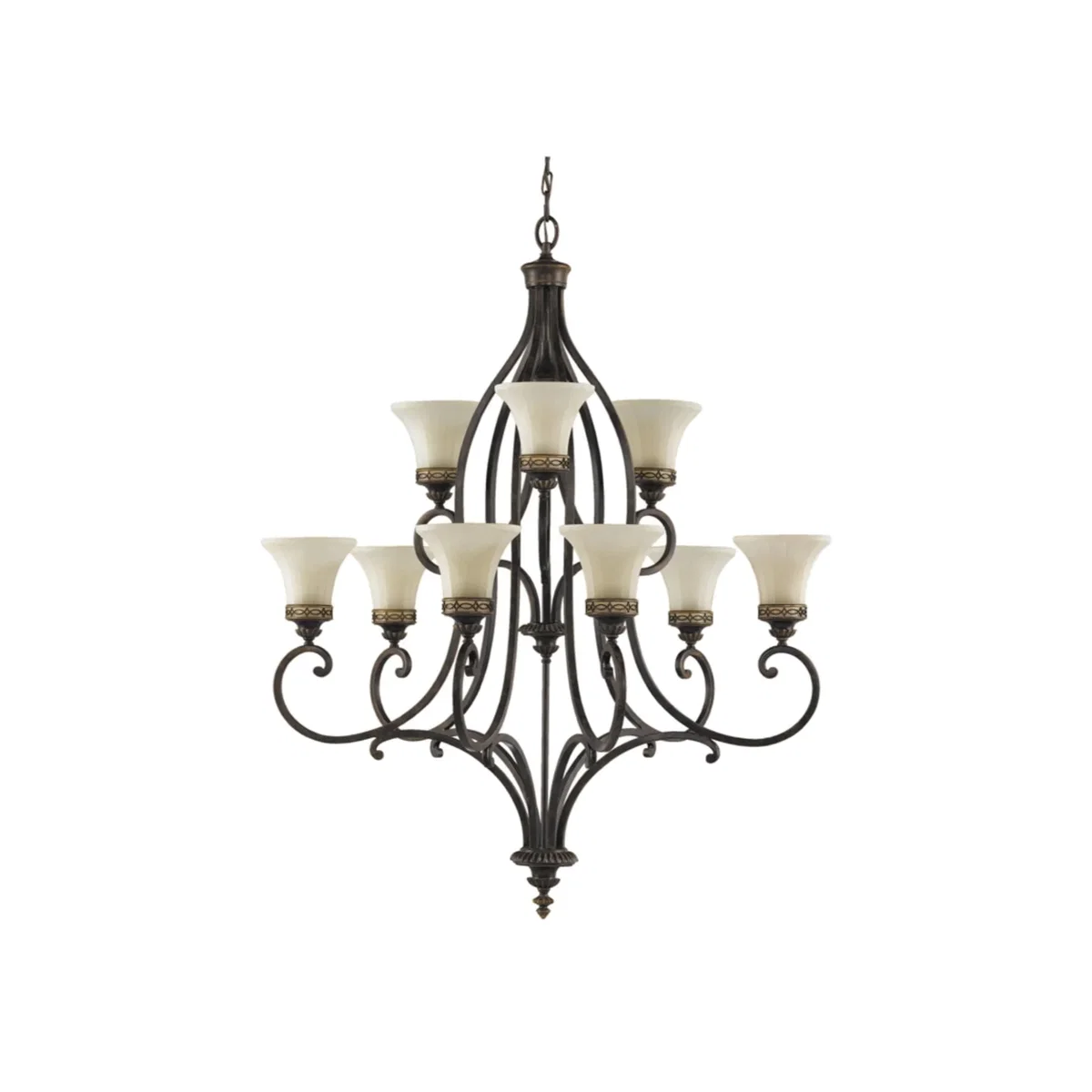 Elstead Lighting Drawing Chandelier Brown C - Brown – image 1