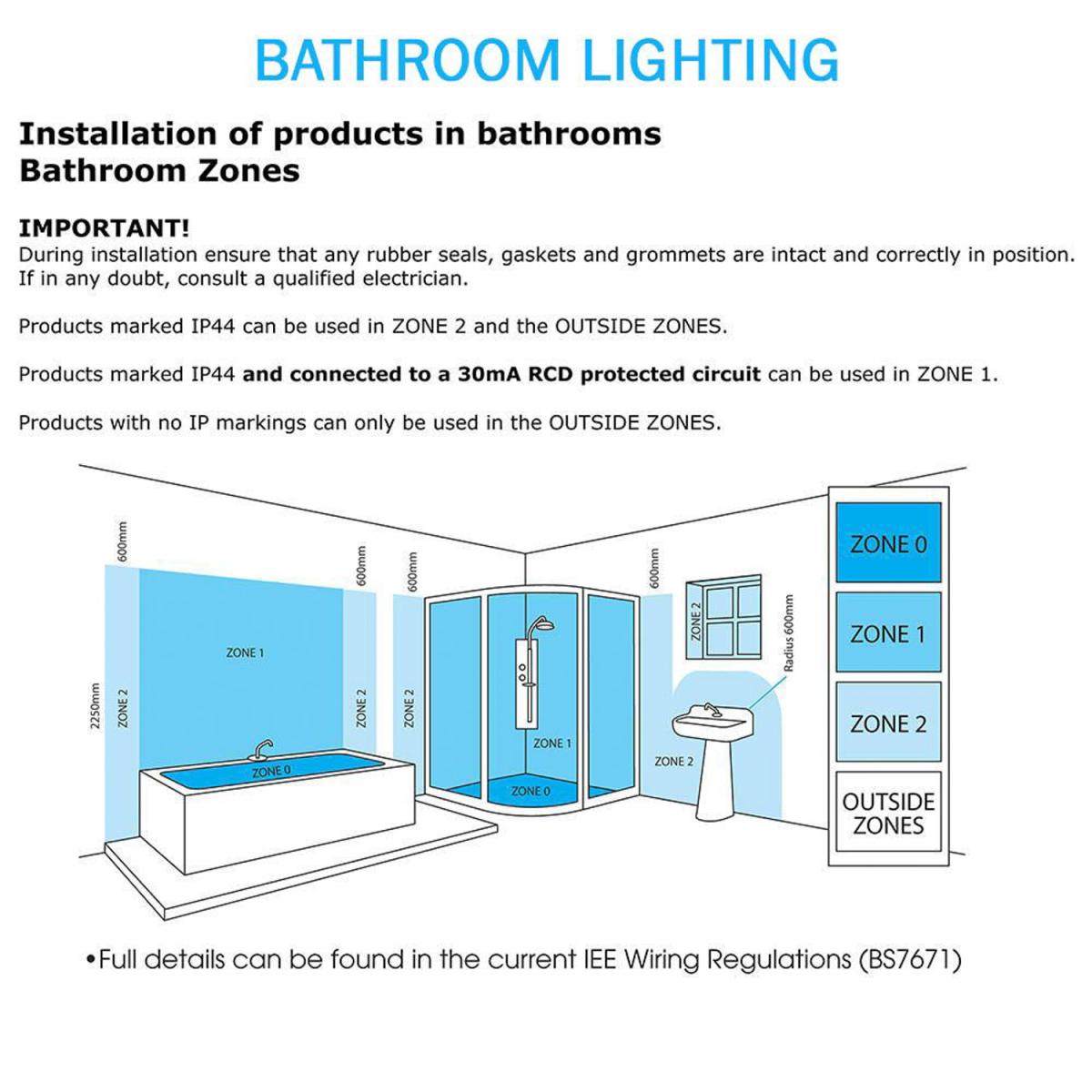 Vasca Bathroom Crystal Bar Chandelier - Chrome – image 4