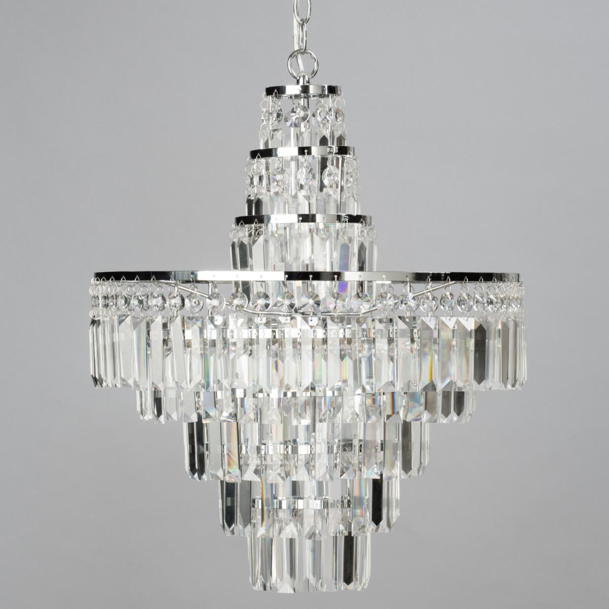 Vasca Bathroom Crystal Bar Chandelier - Chrome – image 6