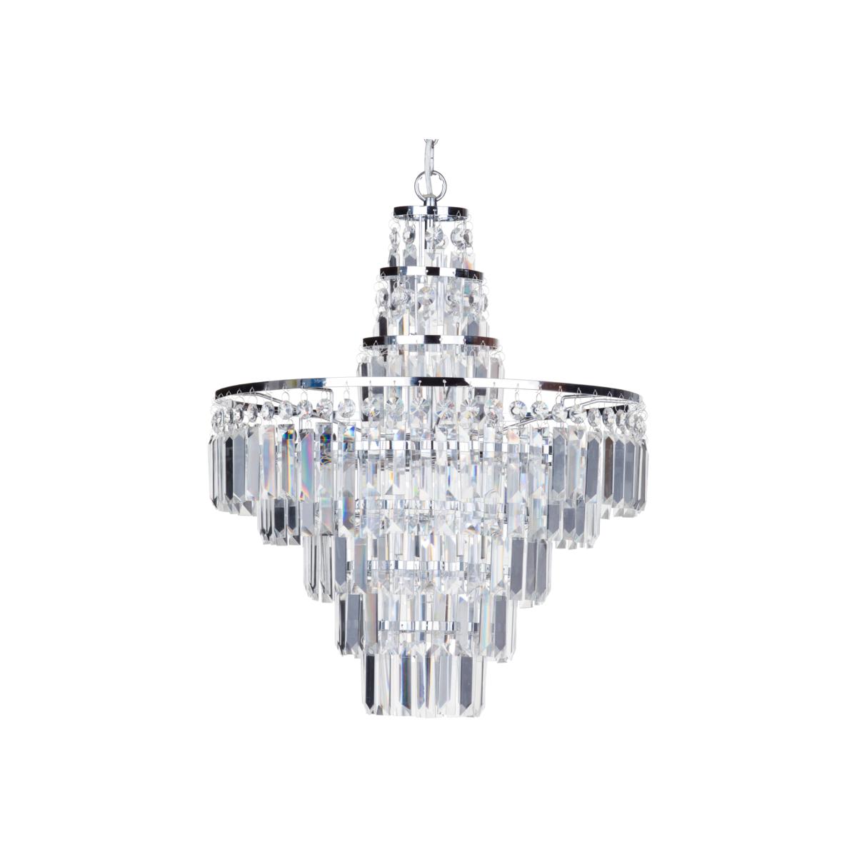 Vasca Bathroom Crystal Bar Chandelier - Chrome – image 1