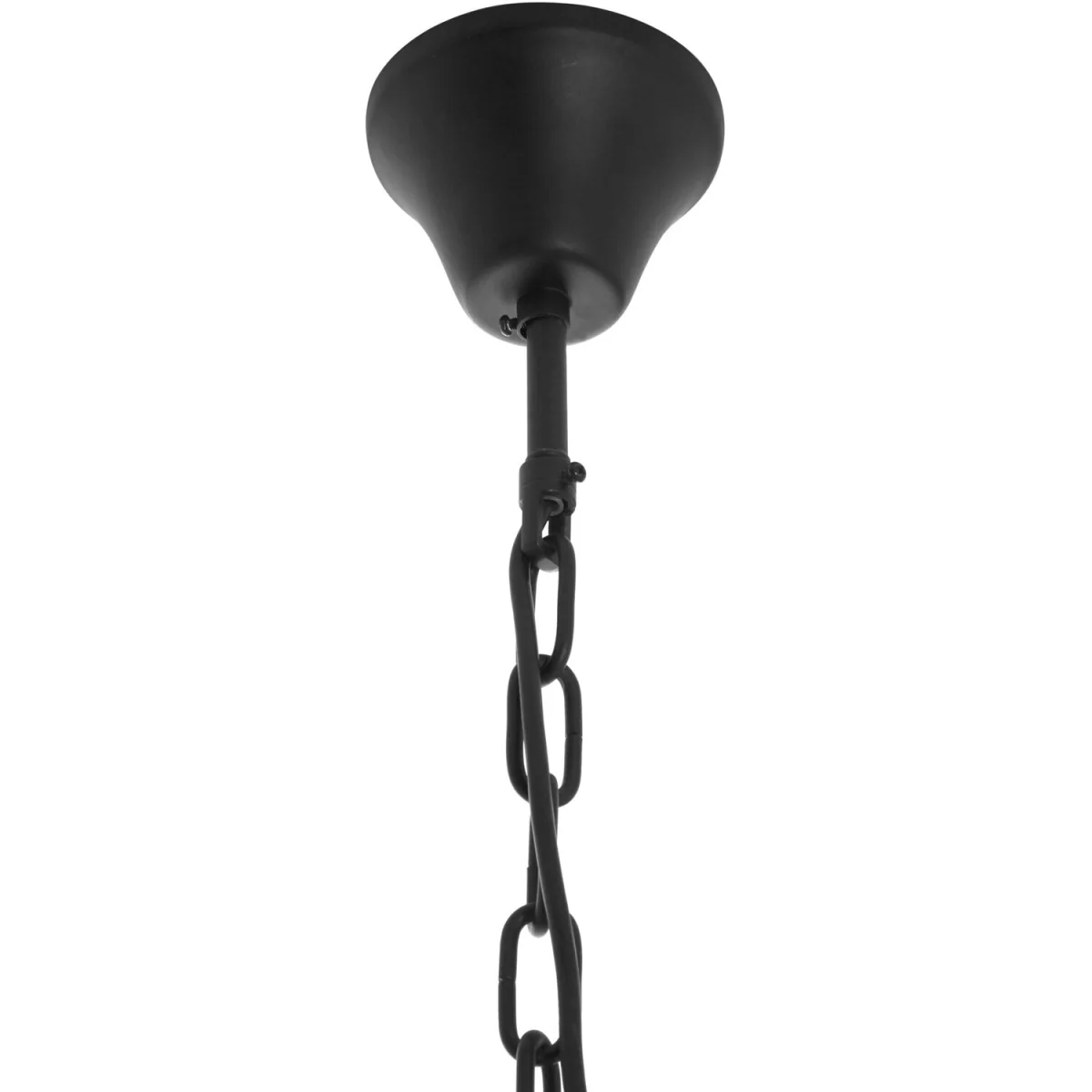 Kensington Townhouse Long Glass Swirl Chandelier - Black – image 3