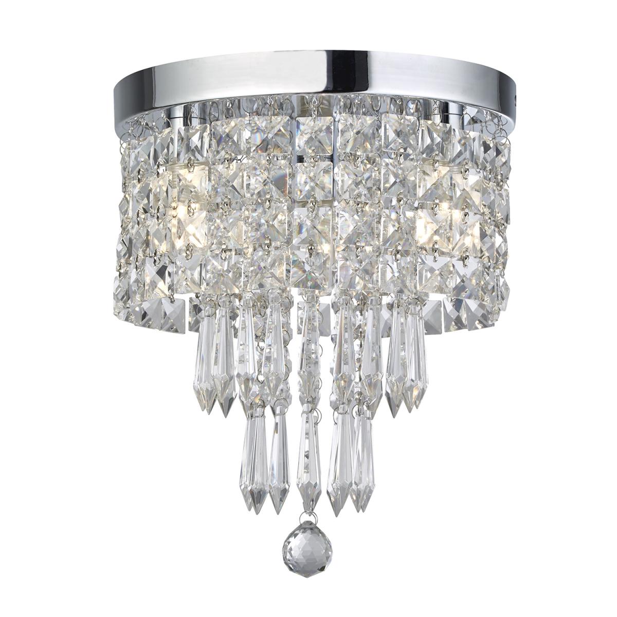 Bathroom Ceiling Flush With Acrylic Drops – image 2
