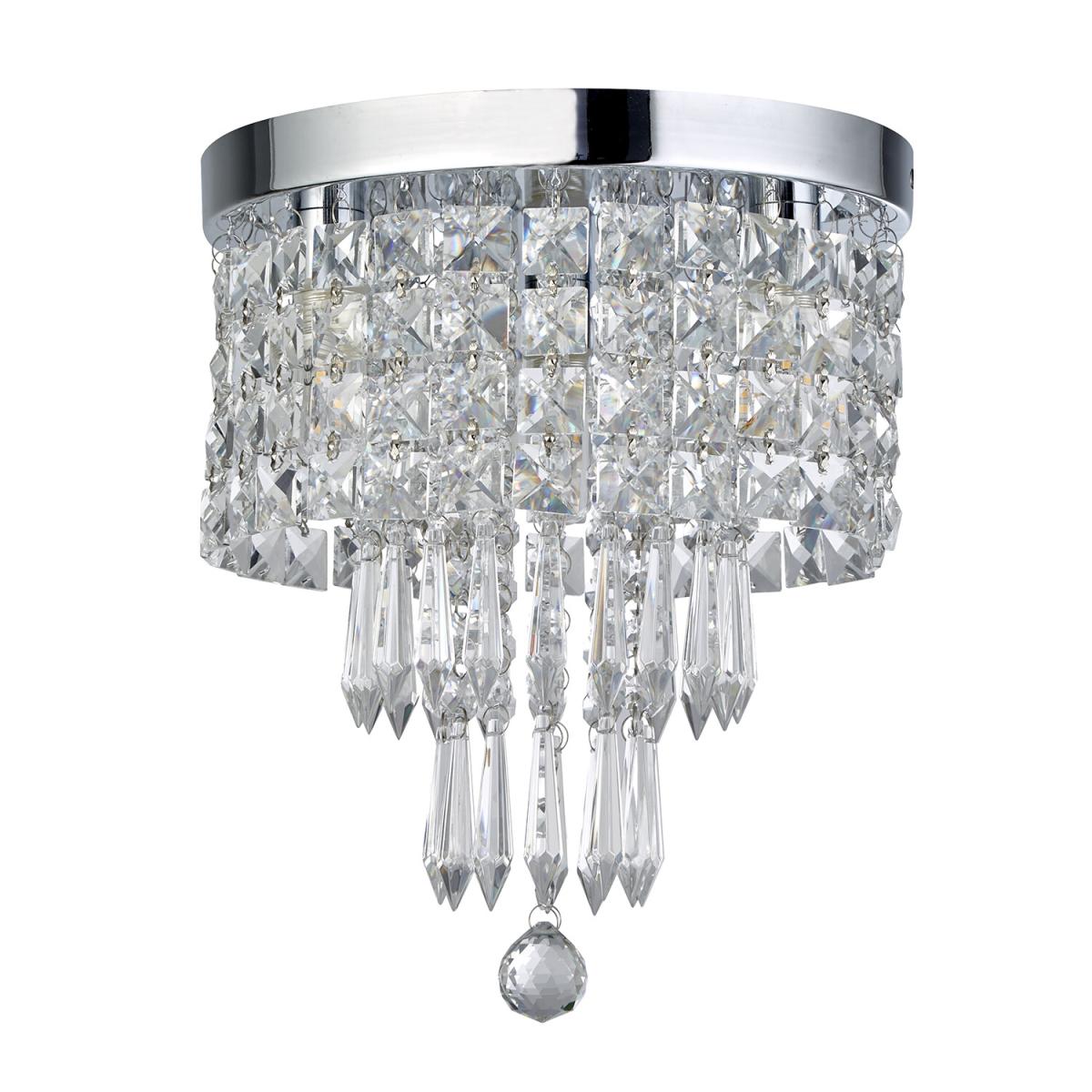 Bathroom Ceiling Flush With Acrylic Drops – image 3